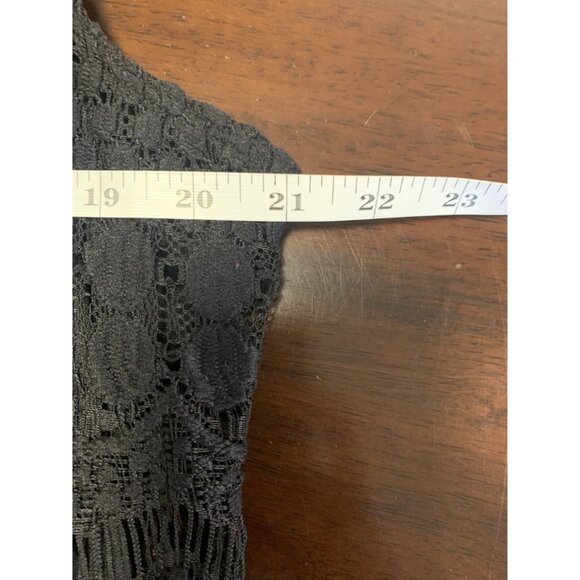 Tiana B. XXL Lace Scoop Neck Midi Sheath Dress Boho Grunge Black - Picture 5 of 9